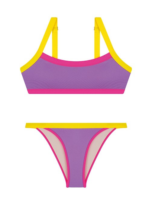Neon Renkli Atlet Bikini